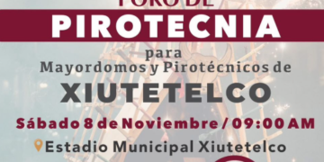 Promueven en Xiutetelco el manejo seguro de la pirotecnia con foro especializado para mayordomos y artesanos